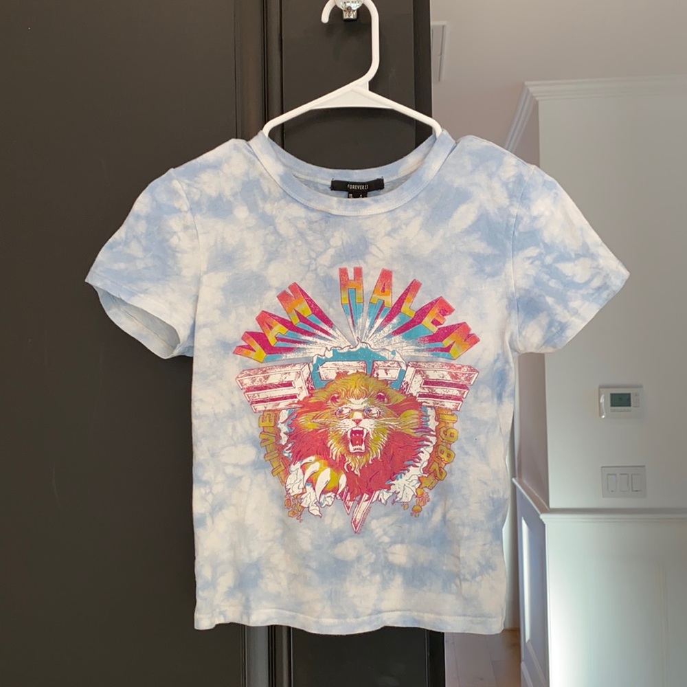Tie dye band tee